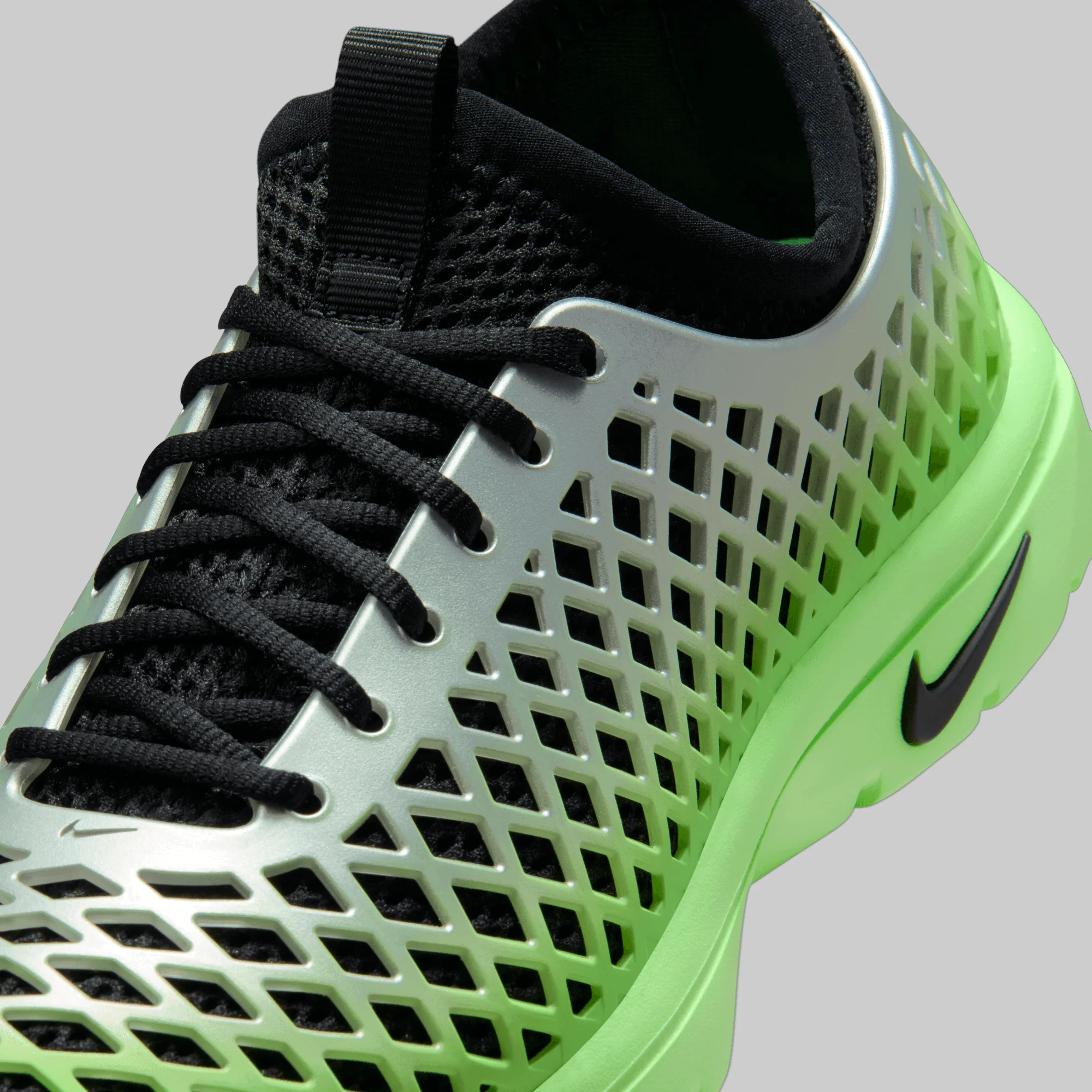 W's Rejuven8 Run OG SP QS - Metallic Silver/Voltage Green - Image 5