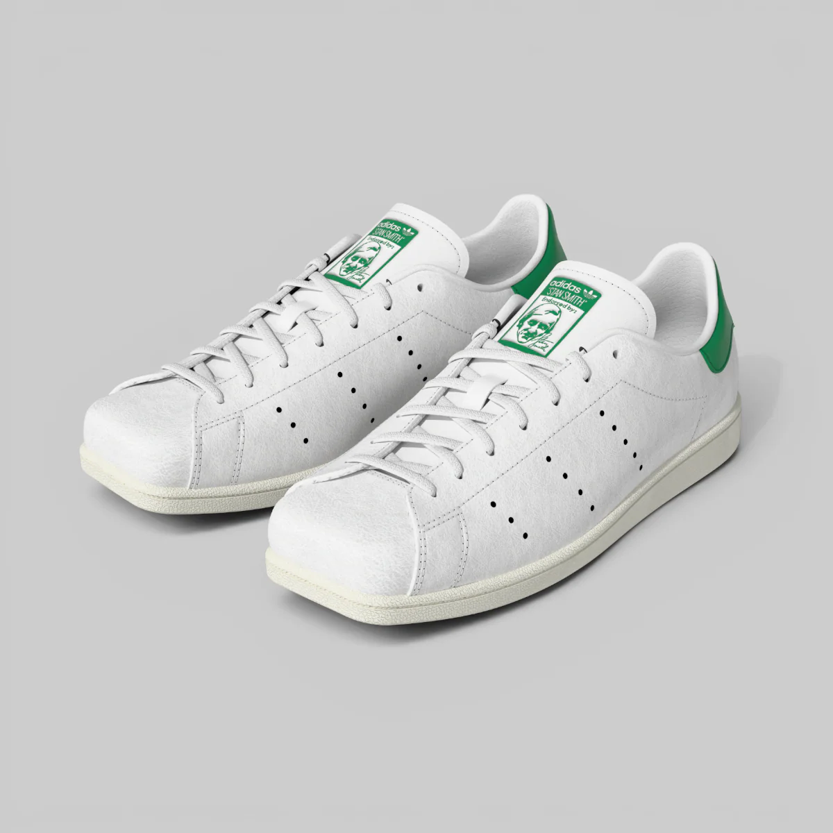 W's Stan Smith SQ - White/Green - Image 6