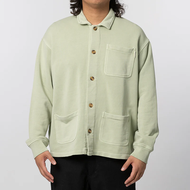 Wordmark Chore Coat - Sage