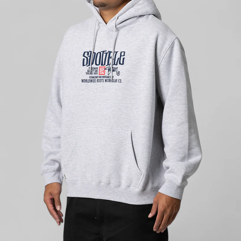 Workgear Hoodie - Grey Heather - Image 2