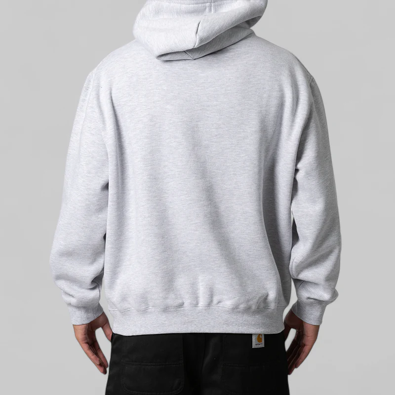 Workgear Hoodie - Grey Heather - Image 4