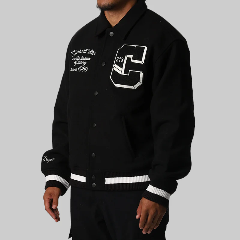 World Class Varsity Jacket - Black - Image 2