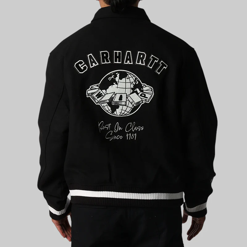 World Class Varsity Jacket - Black - Image 3