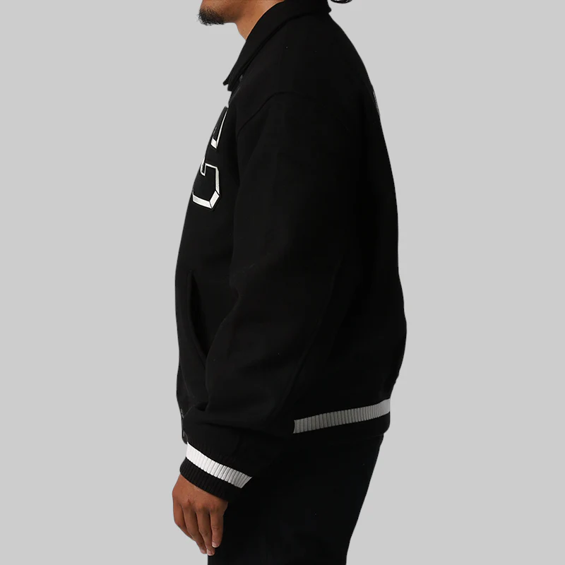 World Class Varsity Jacket - Black - Image 4