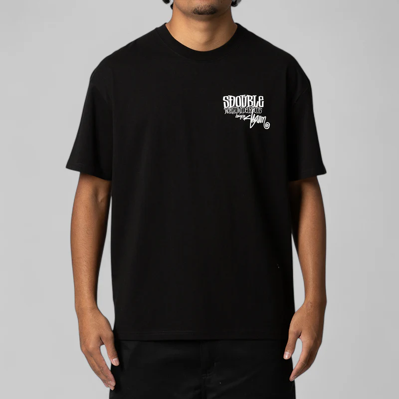 World Wide Roots T-Shirt - Black - Image 2