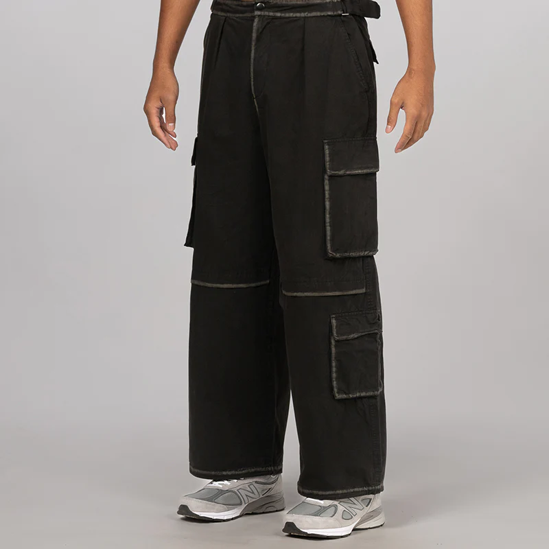 Worn Seam Cargo Pant - Worn Black