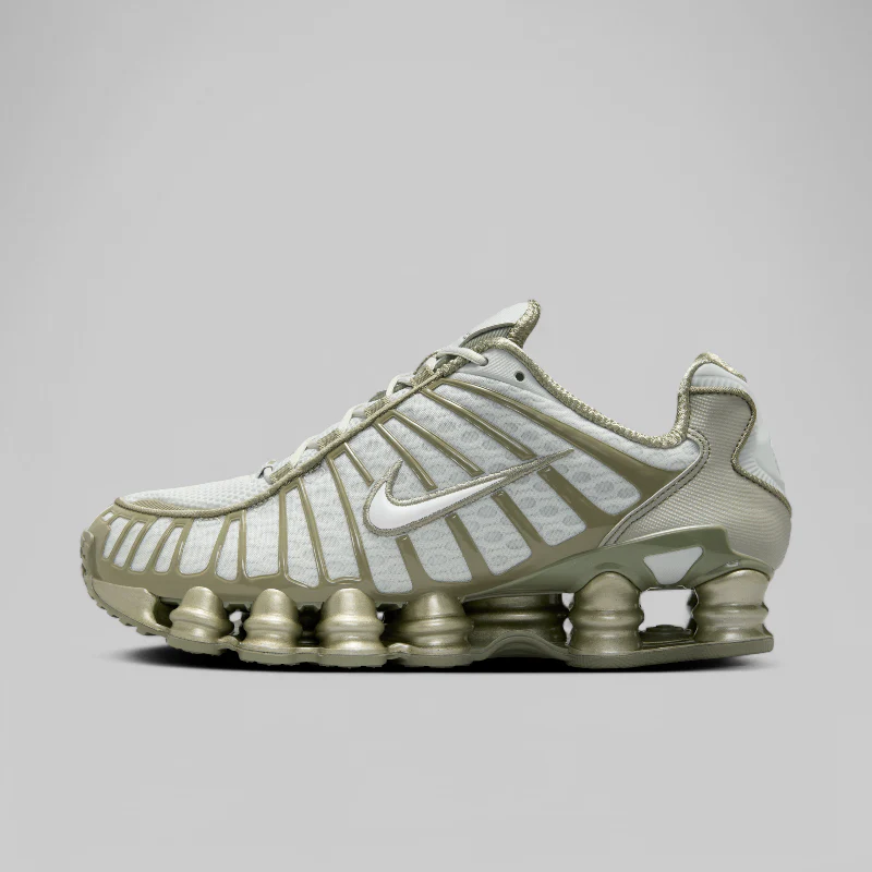 W's Shox TL - Light Silver/White/Light Army