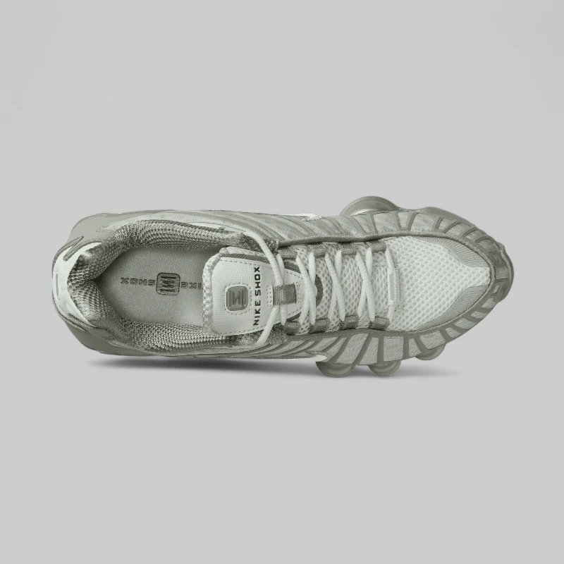 W's Shox TL - Light Silver/White/Light Army - Image 6