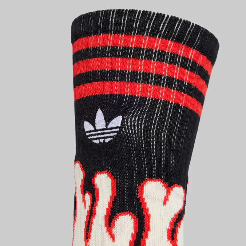 X 100 Thieves Socks - Cream White/Red - Image 3