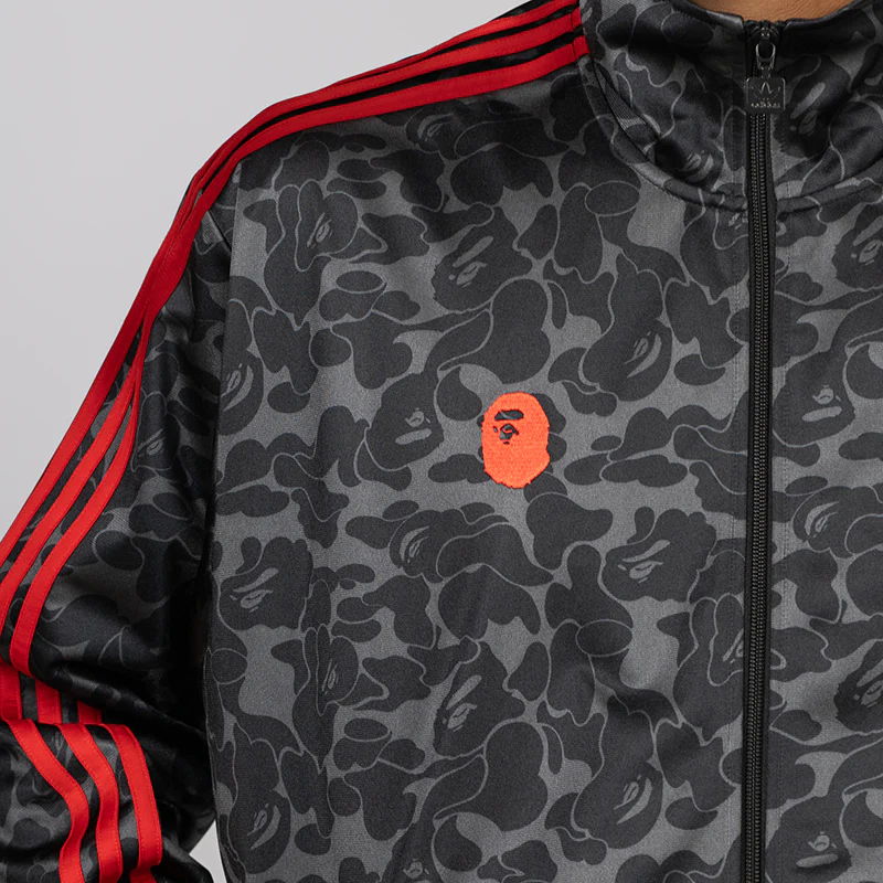 X Bape Firebird AOP Track Top - Black - Image 6