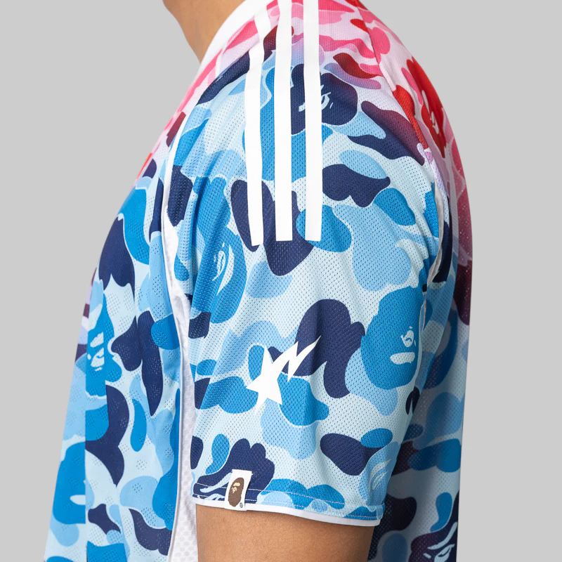 x Bape Football Jersey - Shock Blue - Image 5