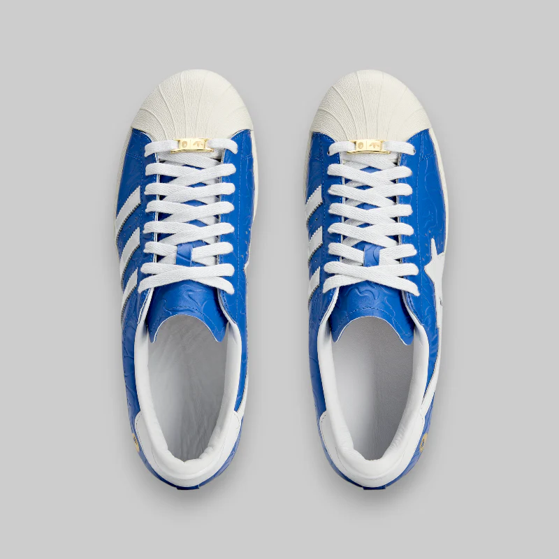 X Bape Superstar Vintage - Blue/White - Image 6