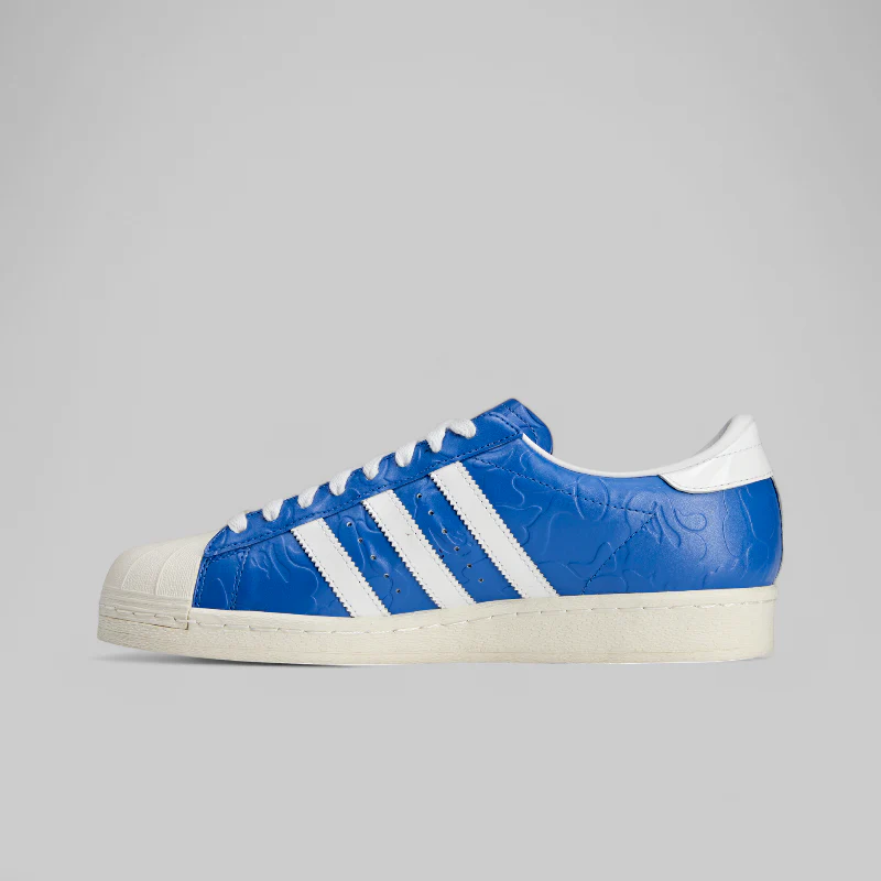 X Bape Superstar Vintage - Blue/White - Image 7
