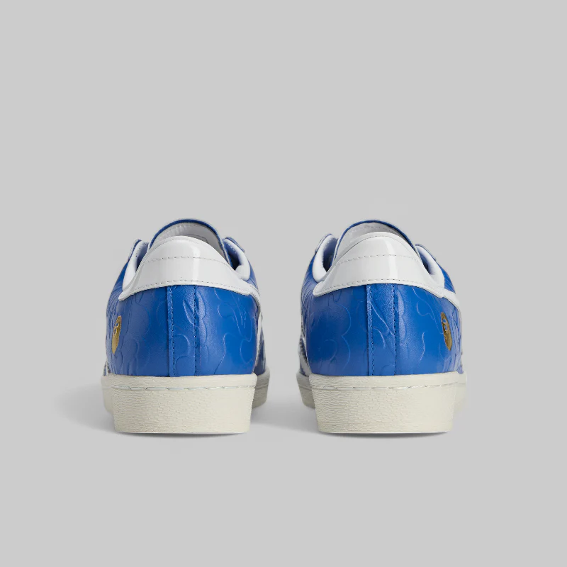 X Bape Superstar Vintage - Blue/White - Image 8