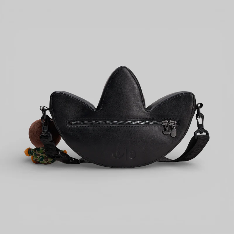 X Bape Trefoil Shoulder Bag - Black - Image 3