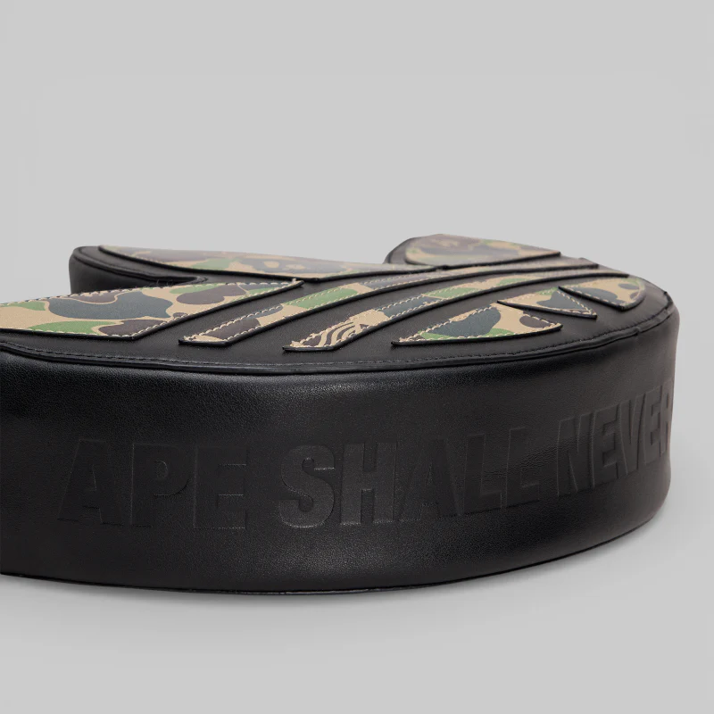 X Bape Trefoil Shoulder Bag - Black - Image 4