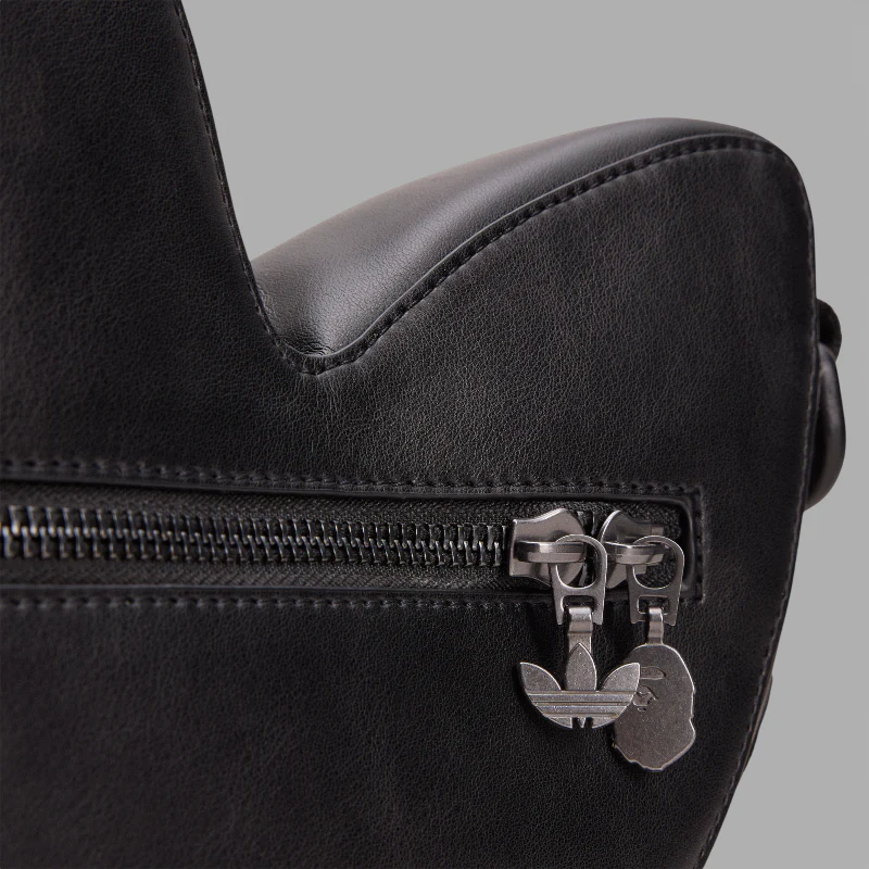 X Bape Trefoil Shoulder Bag - Black - Image 5
