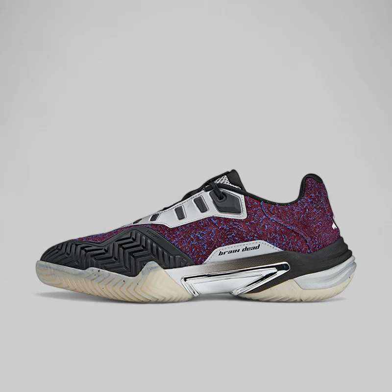 X Brain Dead Barricade 13 - Maroon/Silver Metallic/Black - Image 4