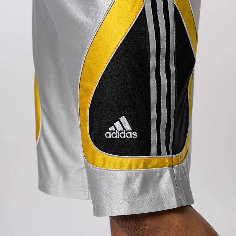 X Brain Dead Football Short - Silver Metallic - Image 7