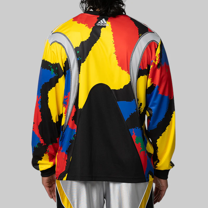 X Brain Dead Long Sleeve Jersey - Black/Equipment Yellow - Image 4