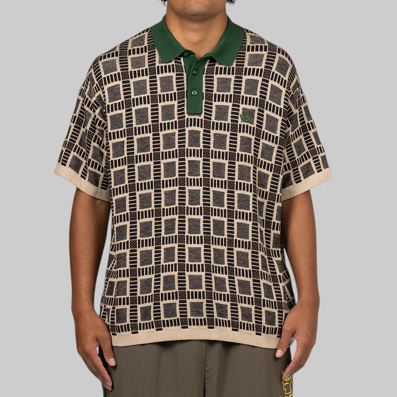 X Brain Dead Polo - Dust Sand