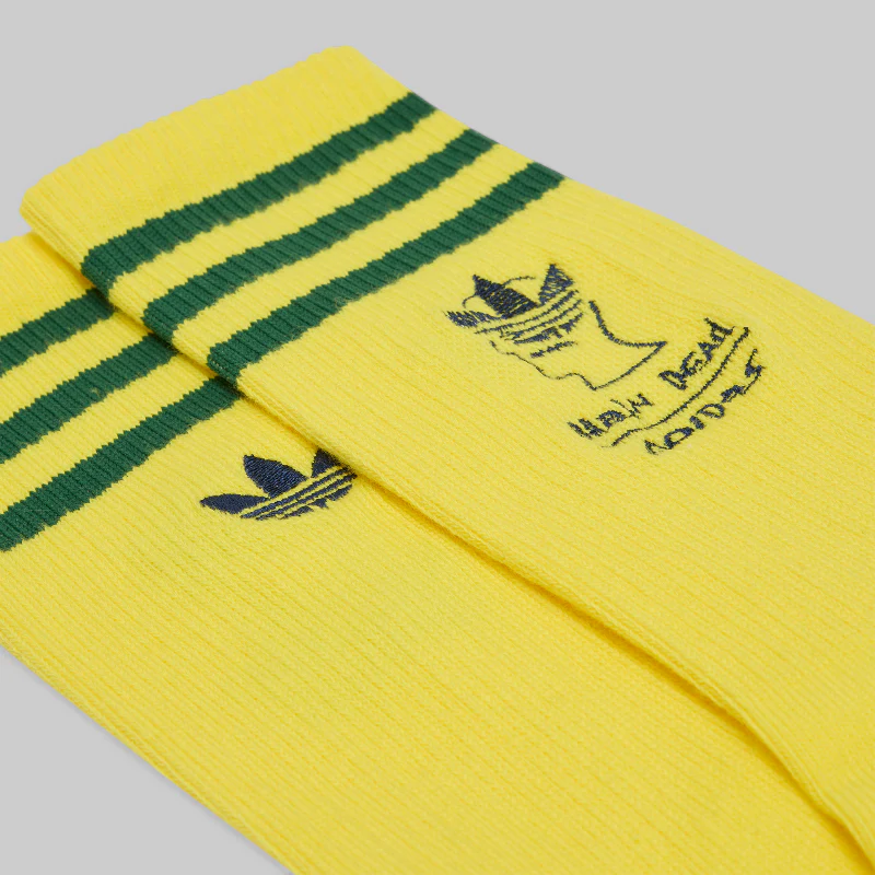 X Brain Dead Sock - Bold Yellow - Image 2