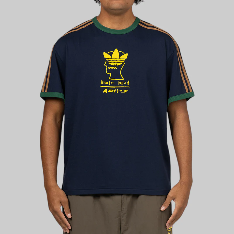 X Brain Dead T-Shirt - Collegiate Navy