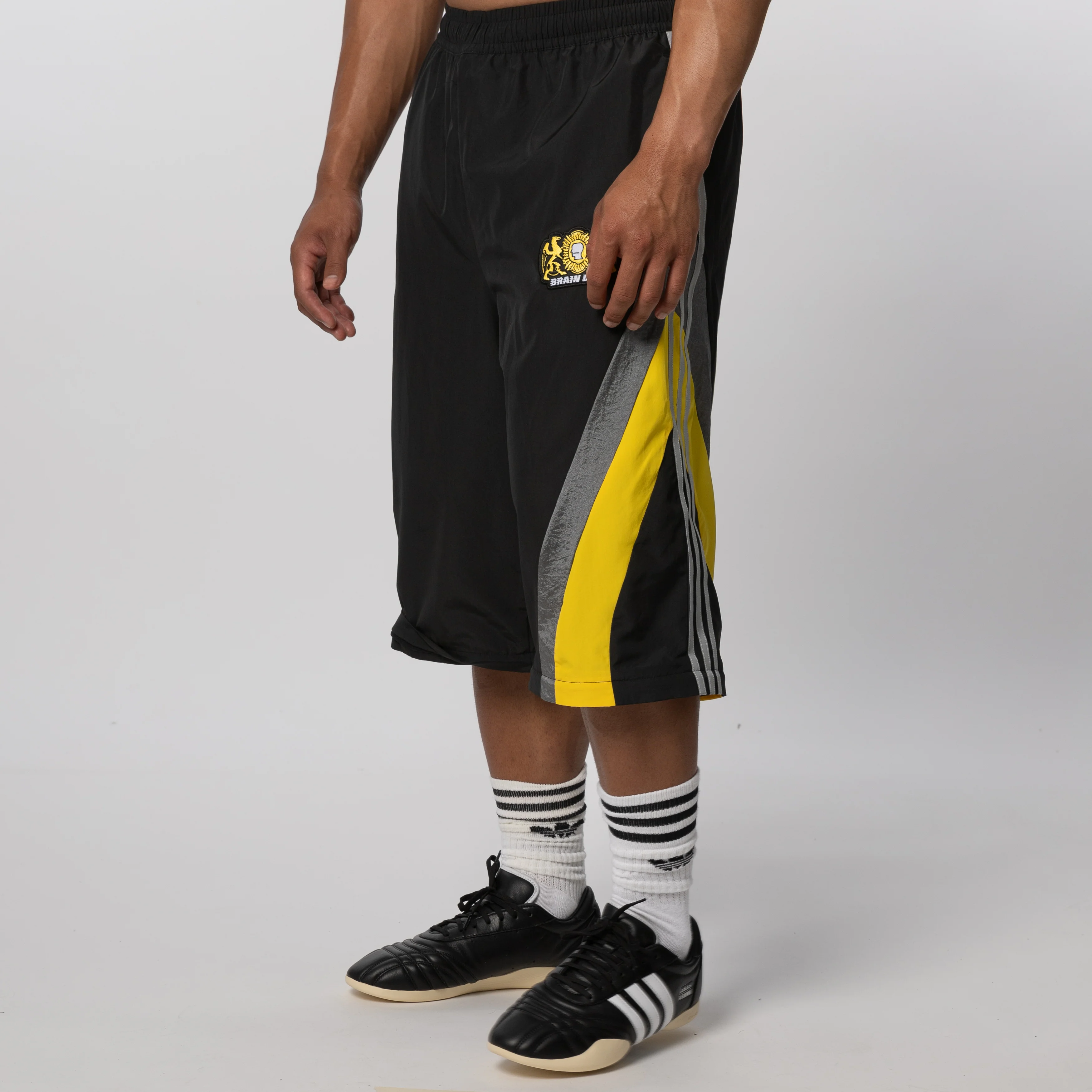 X Brain Dead Track Pant (convert to long short) - Black - Image 3