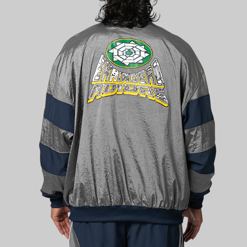 X Brain Dead Track Top - Collegiate Navy - Image 4