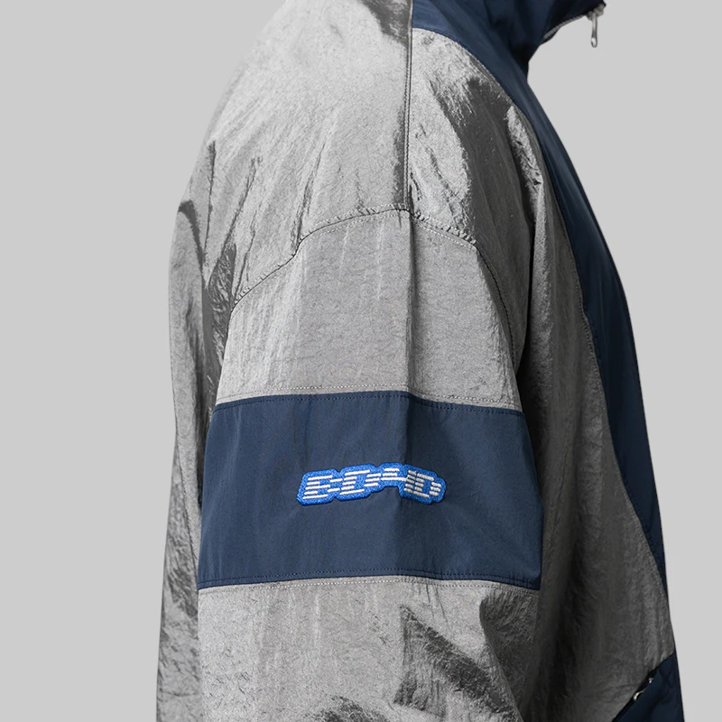 X Brain Dead Track Top - Collegiate Navy - Image 6