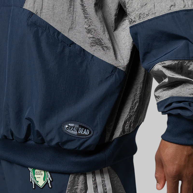 X Brain Dead Track Top - Collegiate Navy - Image 9