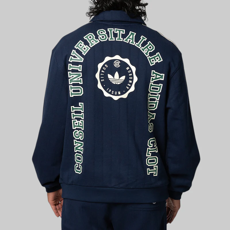 X CLOT By Edison Chen 1/4 Zip - Night Indigo - Image 2