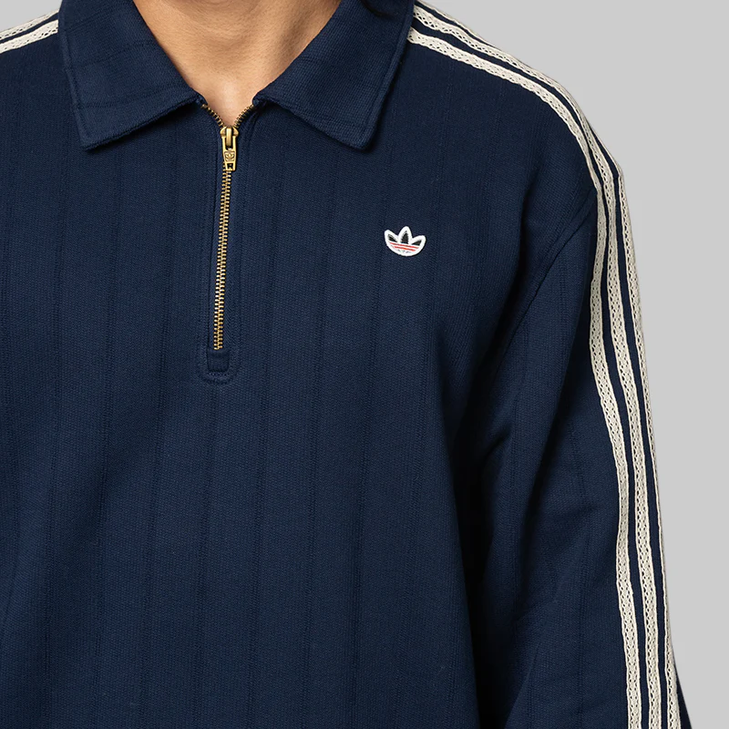 X CLOT By Edison Chen 1/4 Zip - Night Indigo - Image 6