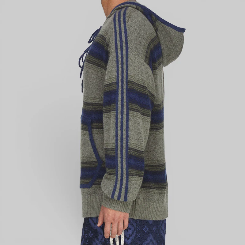 X CLOT By Edison Chen Baja Hoodie - Trace Khaki/Tech Indigo - Image 3
