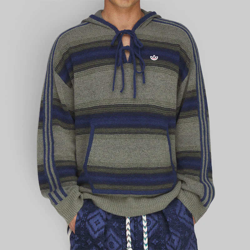 X CLOT By Edison Chen Baja Hoodie - Trace Khaki/Tech Indigo - Image 4