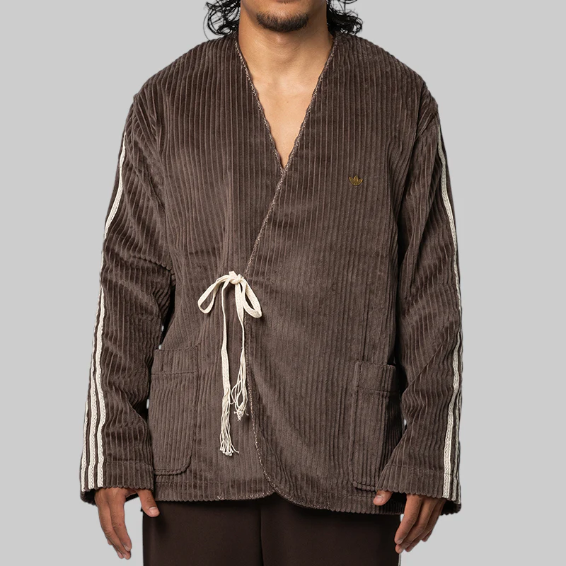 X CLOT By Edison Chen Corduroy Jacket - Dark Brown