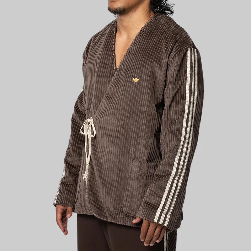 X CLOT By Edison Chen Corduroy Jacket - Dark Brown - Image 2