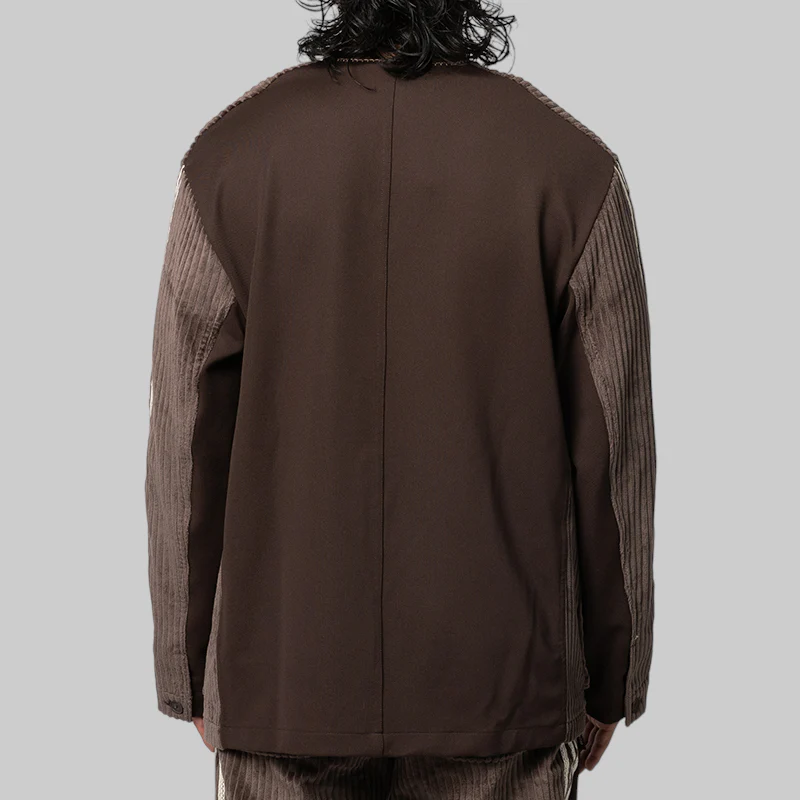 X CLOT By Edison Chen Corduroy Jacket - Dark Brown - Image 4