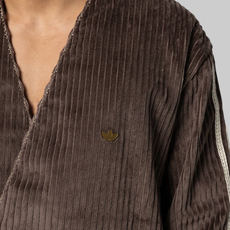 X CLOT By Edison Chen Corduroy Jacket - Dark Brown - Image 7