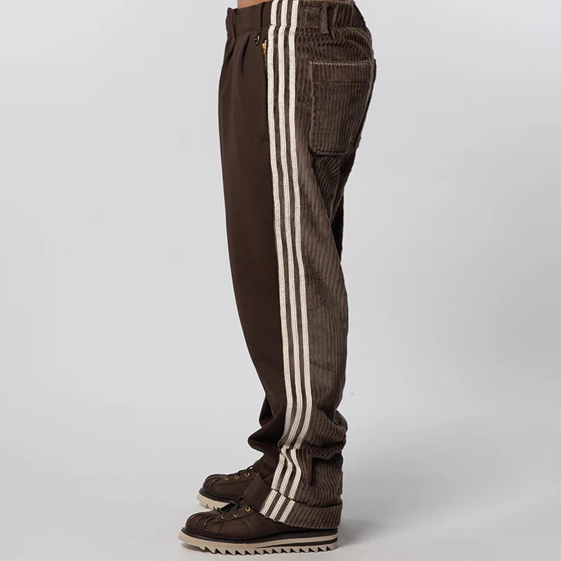 X CLOT By Edison Chen Corduroy Slacks Pant - Dark Brown - Image 3