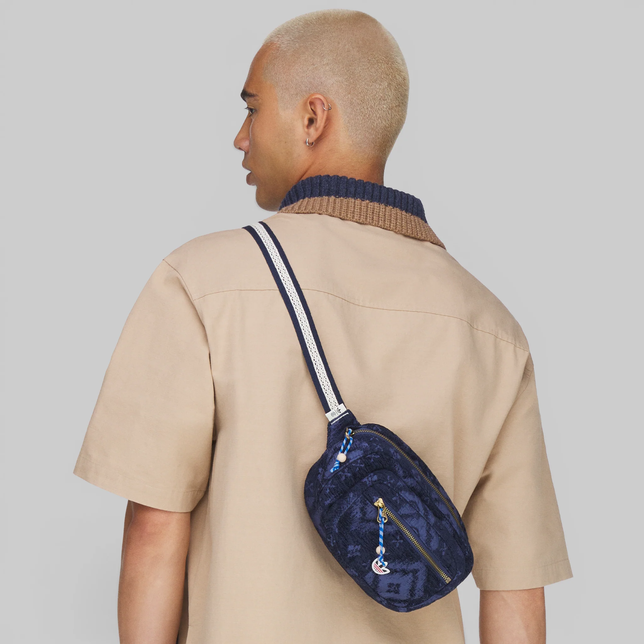 X CLOT By Edison Chen Hip Bag - Night Indigo - Image 6