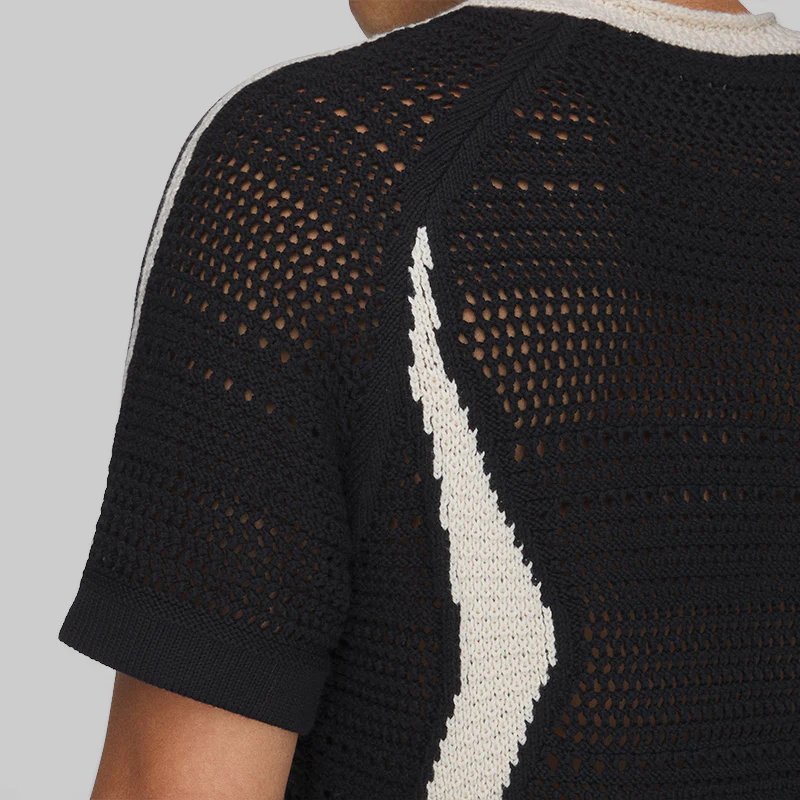 X CLOT By Edison Chen Knit Jersey - Black/Wonder White - Image 6