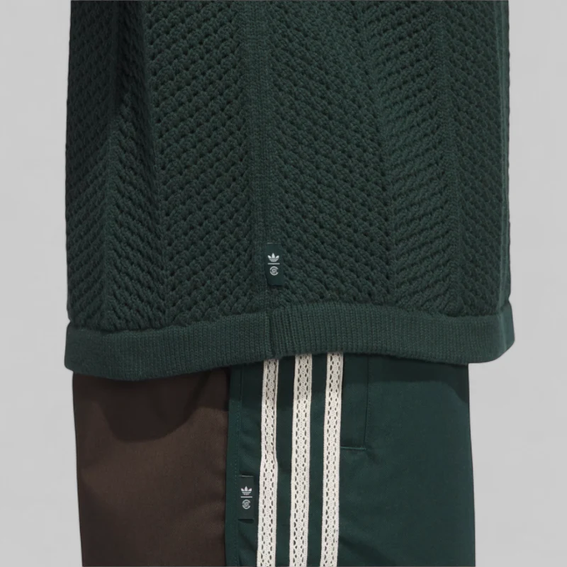 X CLOT By Edison Chen Knit Polo - Green - Image 4