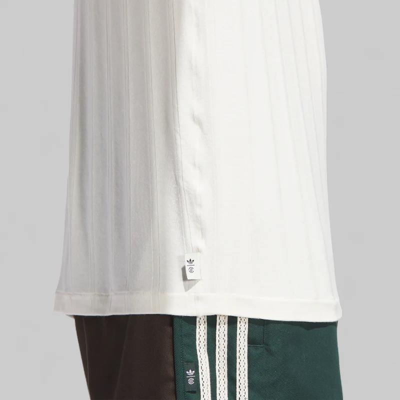 X CLOT By Edison Chen Rib T-Shirt - Cream White/Green - Image 4