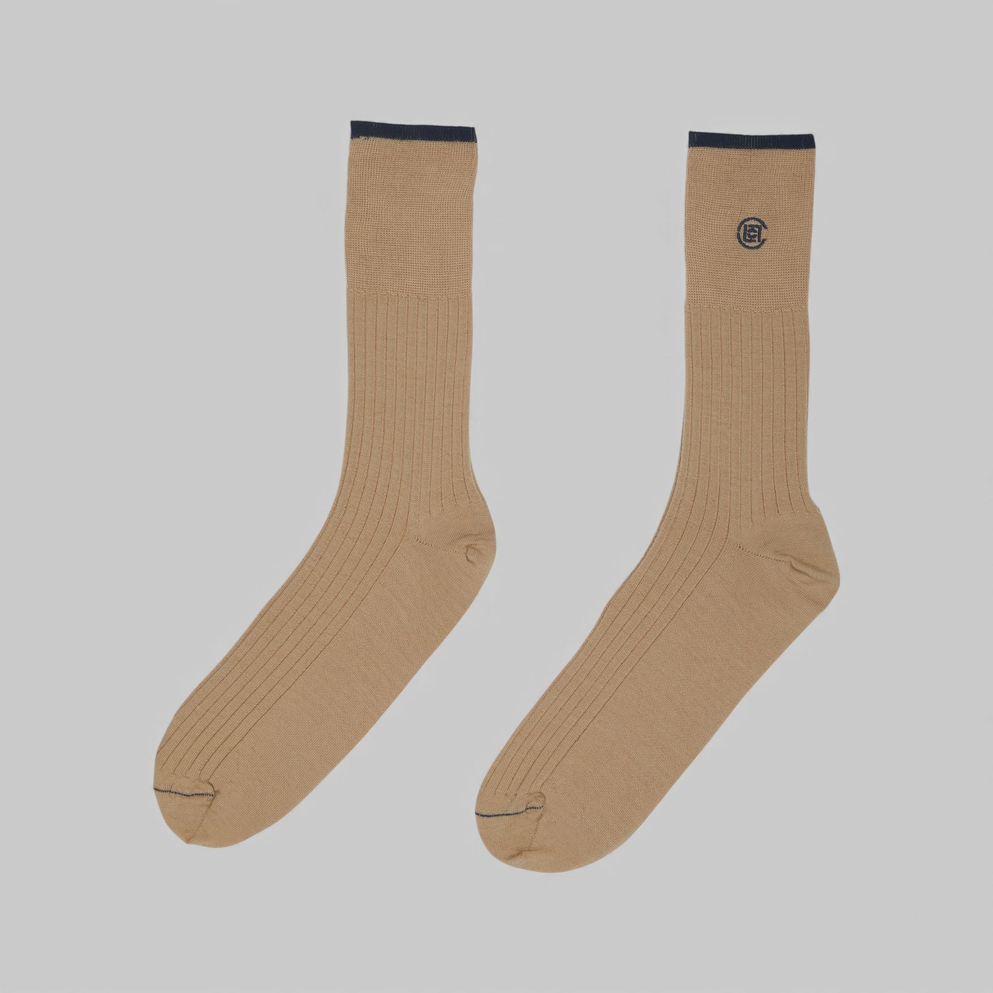 X CLOT By Edison Chen Socks - Warm Sandstone/Night Indigo