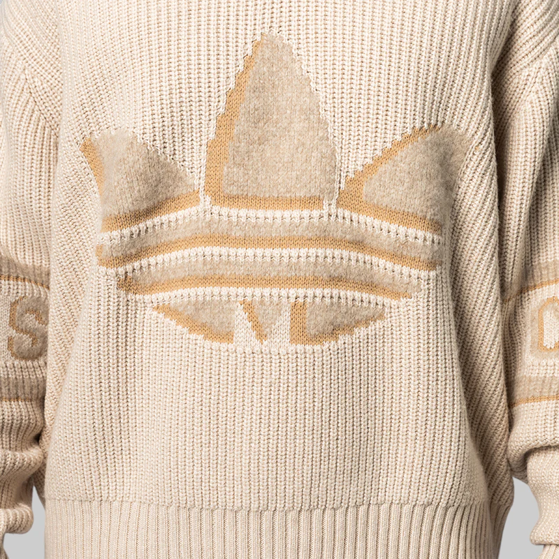 X CLOT By Edison Chen Superstar Long Sleeve Sweat - Warm Sandstone - Image 5
