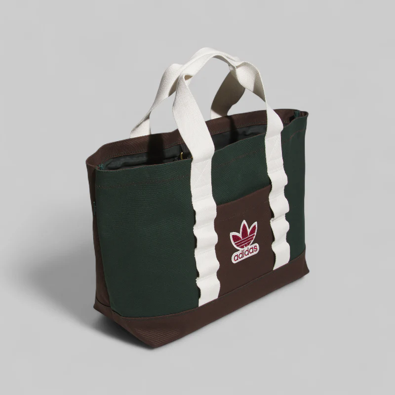 X CLOT By Edison Chen Tote Bag - Green/Dark Brown - Image 3