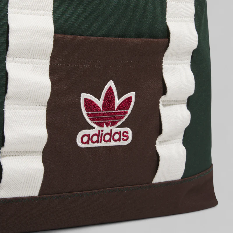 X CLOT By Edison Chen Tote Bag - Green/Dark Brown - Image 4
