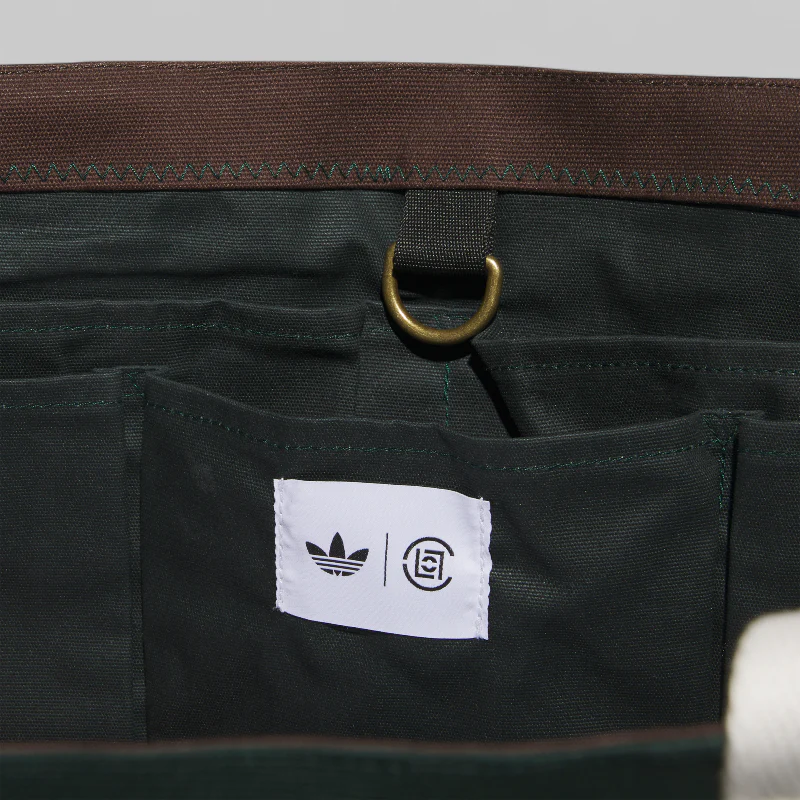 X CLOT By Edison Chen Tote Bag - Green/Dark Brown - Image 5