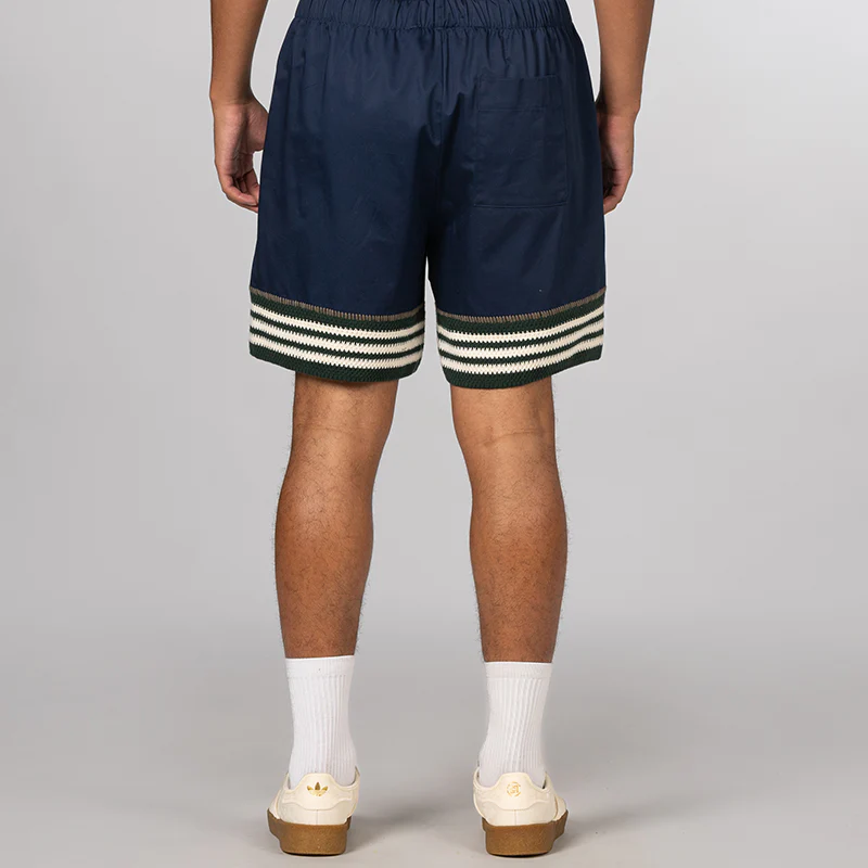 X CLOT By Edison Chen Woven Short - Night Indigo - Image 4